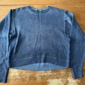 lululemon athletica Women's Blue Crewneck Sweater